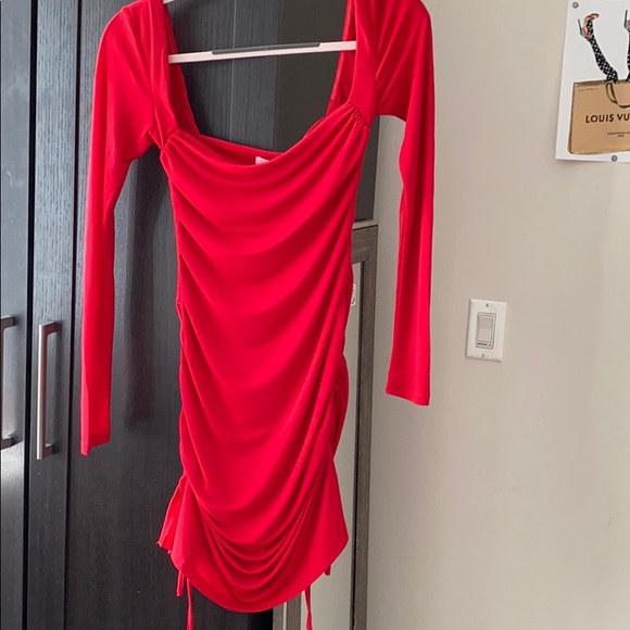 red tiger dress